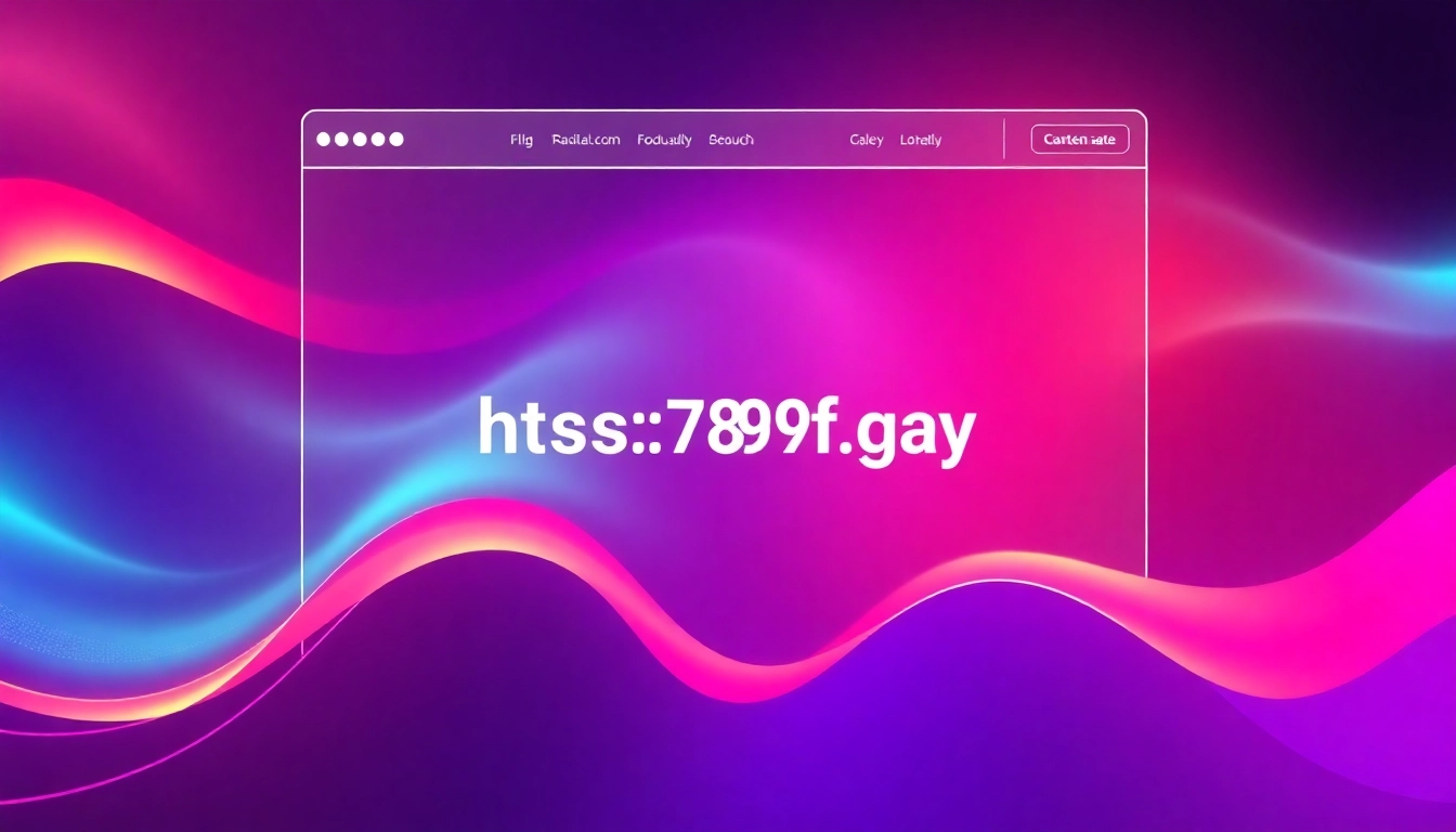 Homepage mockup showcasing https://789f.gay with vibrant colors, engaging design, and user-friendly layout for increased visibility and interaction.