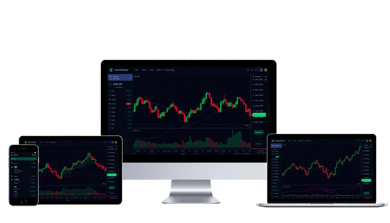 AICoin platform showcasing real-time crypto market data and analytics on devices for seamless trading experiences.