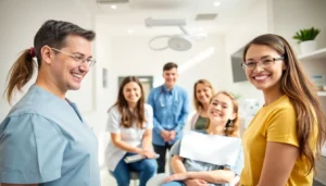 Ventura Bright Dental team providing friendly dental care in a modern, welcoming clinic setting